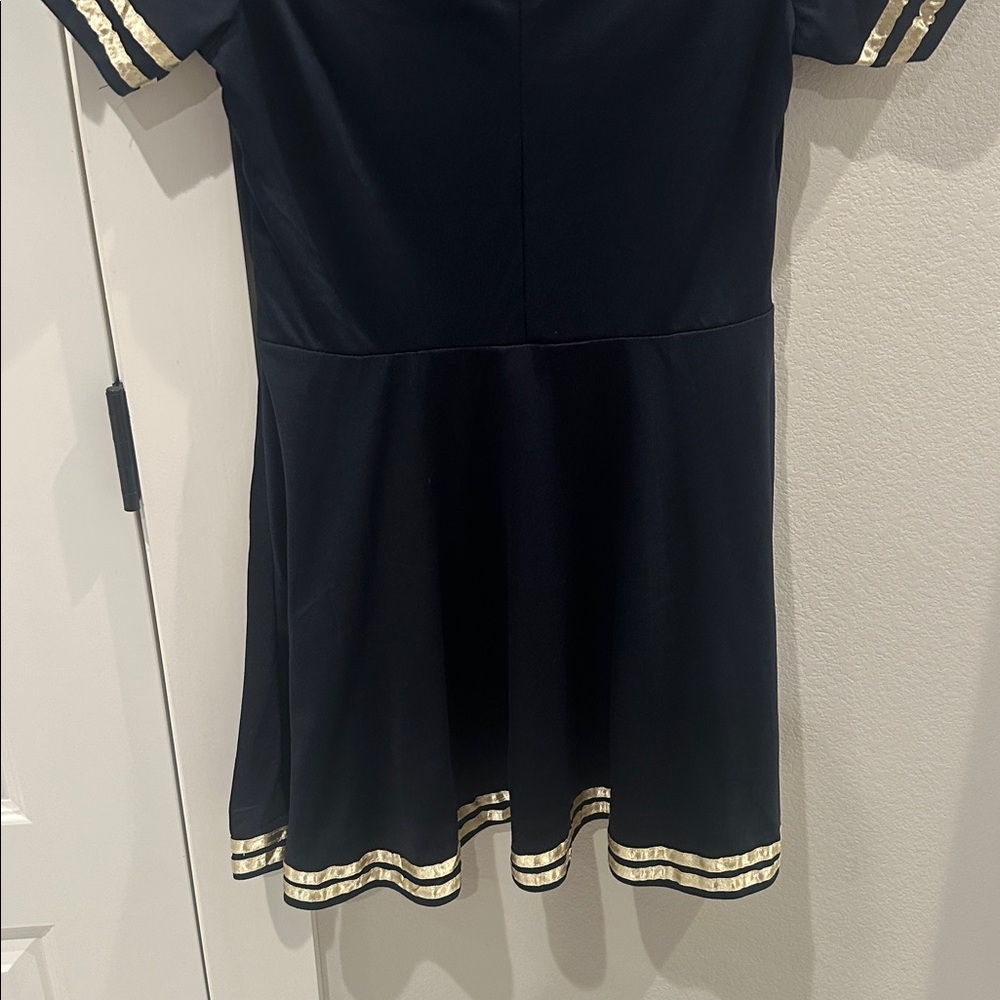 EUC Women’s Size M Medium Patriotic Navy Sailor Halloween Costume Pin-Up Dress - Picture 11 of 12